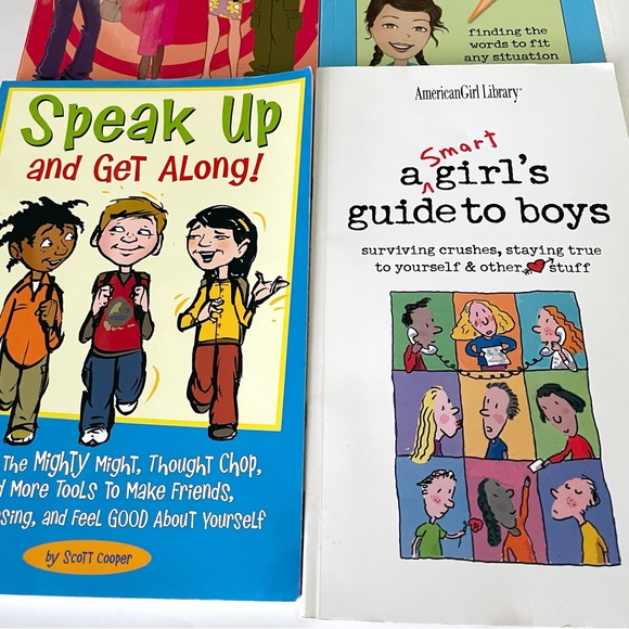 Stack of 6 Books for Teen and Tween Girls in Middle School on Relationships - Picture 2 of 3